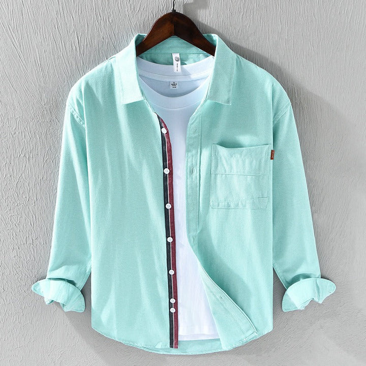 Heren casual katoenen oxford overhemd - Mateo