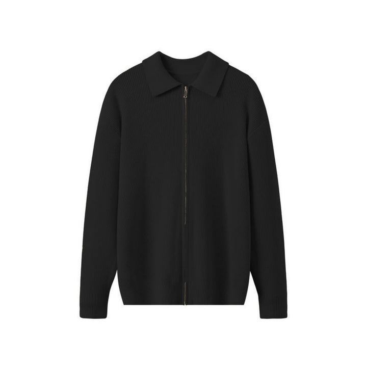 Gebreid herenvest met kraag - Franco