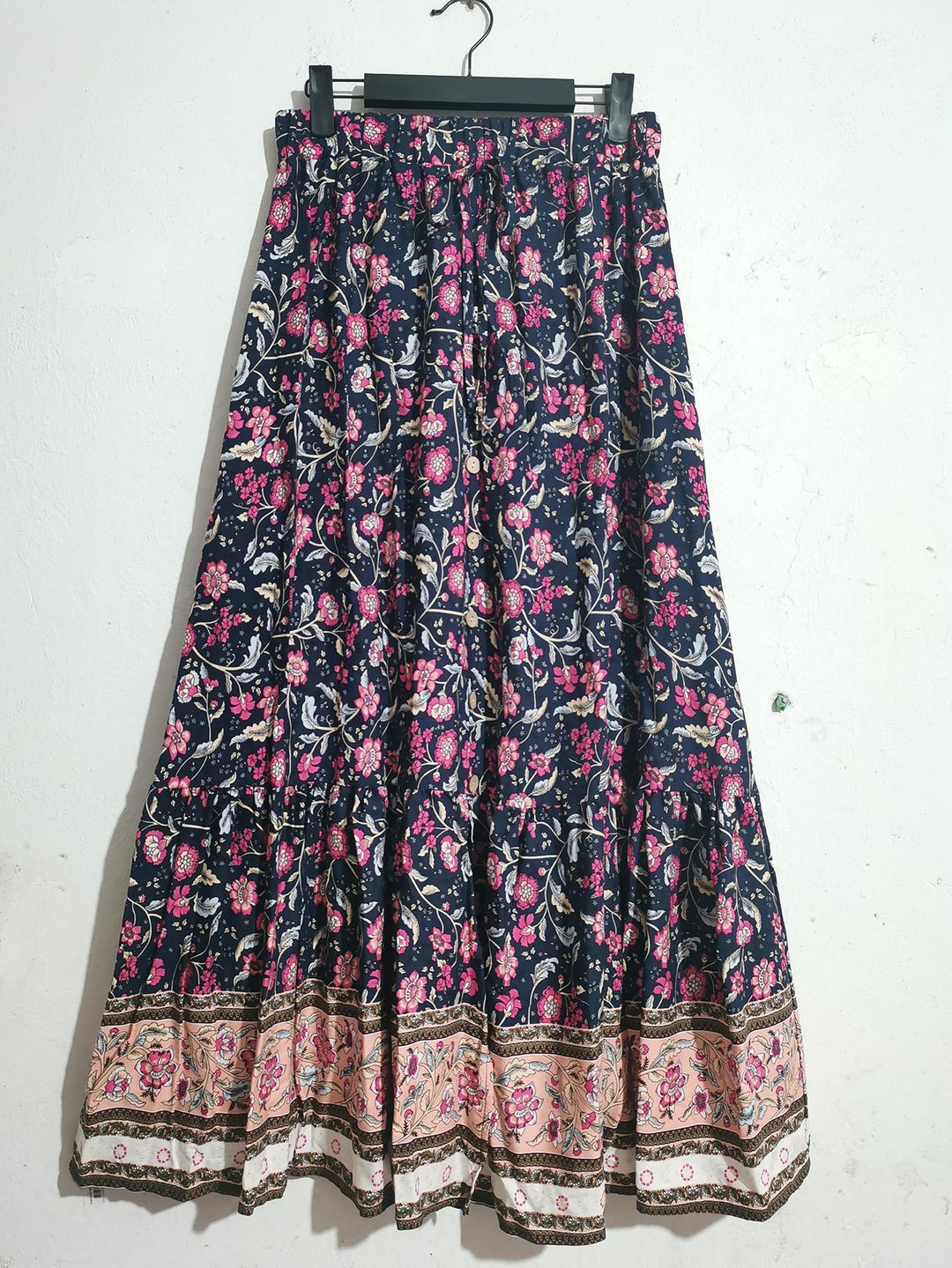 Damesrok met hoge taille en split in zomerstijl - Liora
