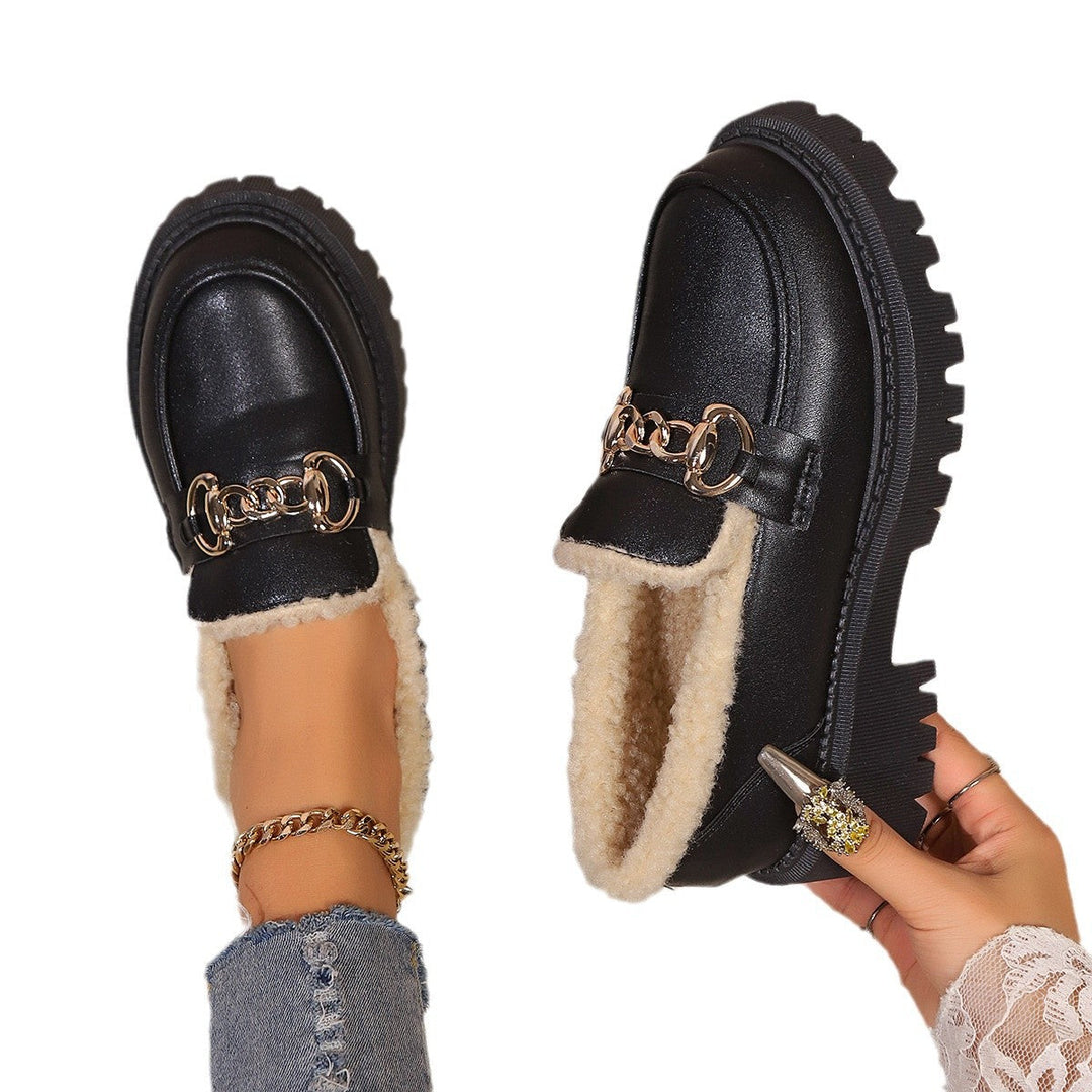 Damesschoenen met pluche voering en stevige zool - Elira