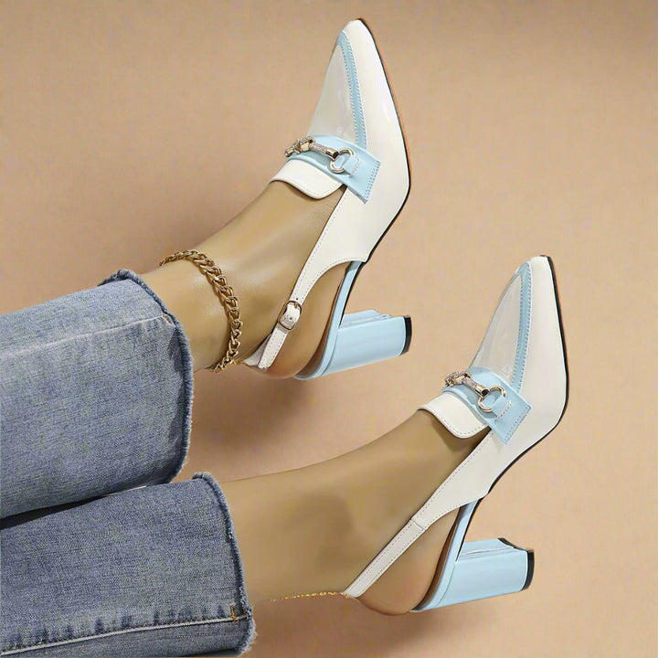 Slingback blokhak - Millie