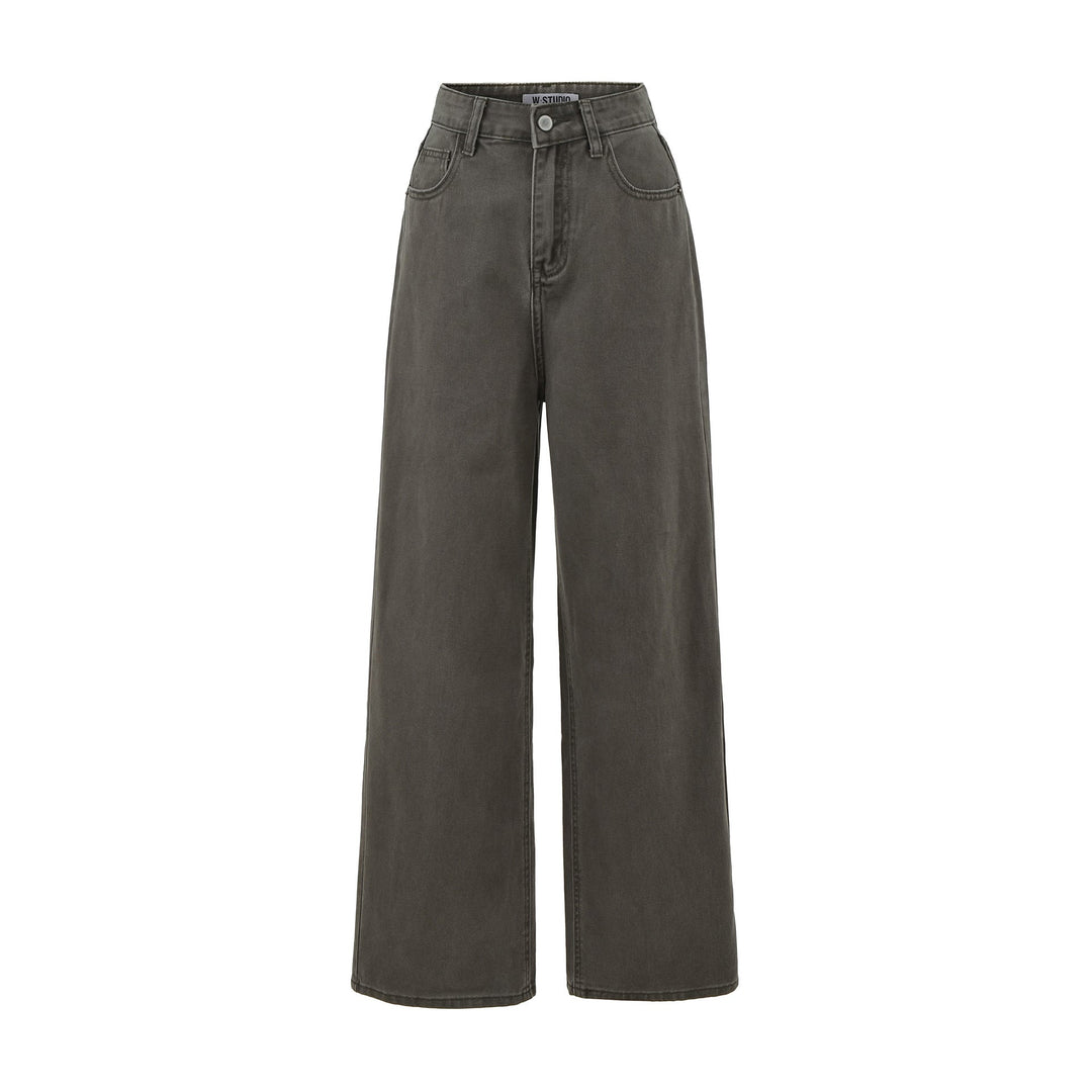 Damesbroek met wijde pijpen en hoge taille - Savrelle