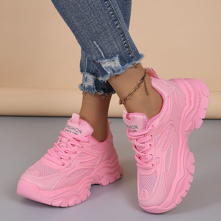 Sportschoenen met dikke zool voor dames in urban stijl - Camila