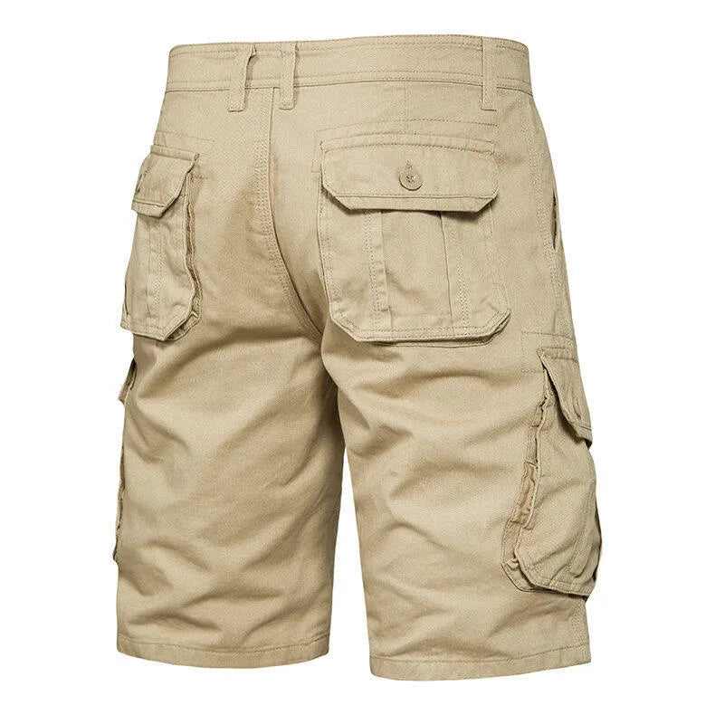 Vrijetijdsshort met cargozak voor heren - Jason