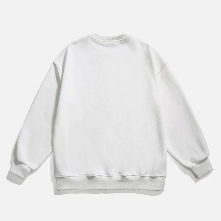 Arietty - Casual katoenen sweatshirt met kattenmotief