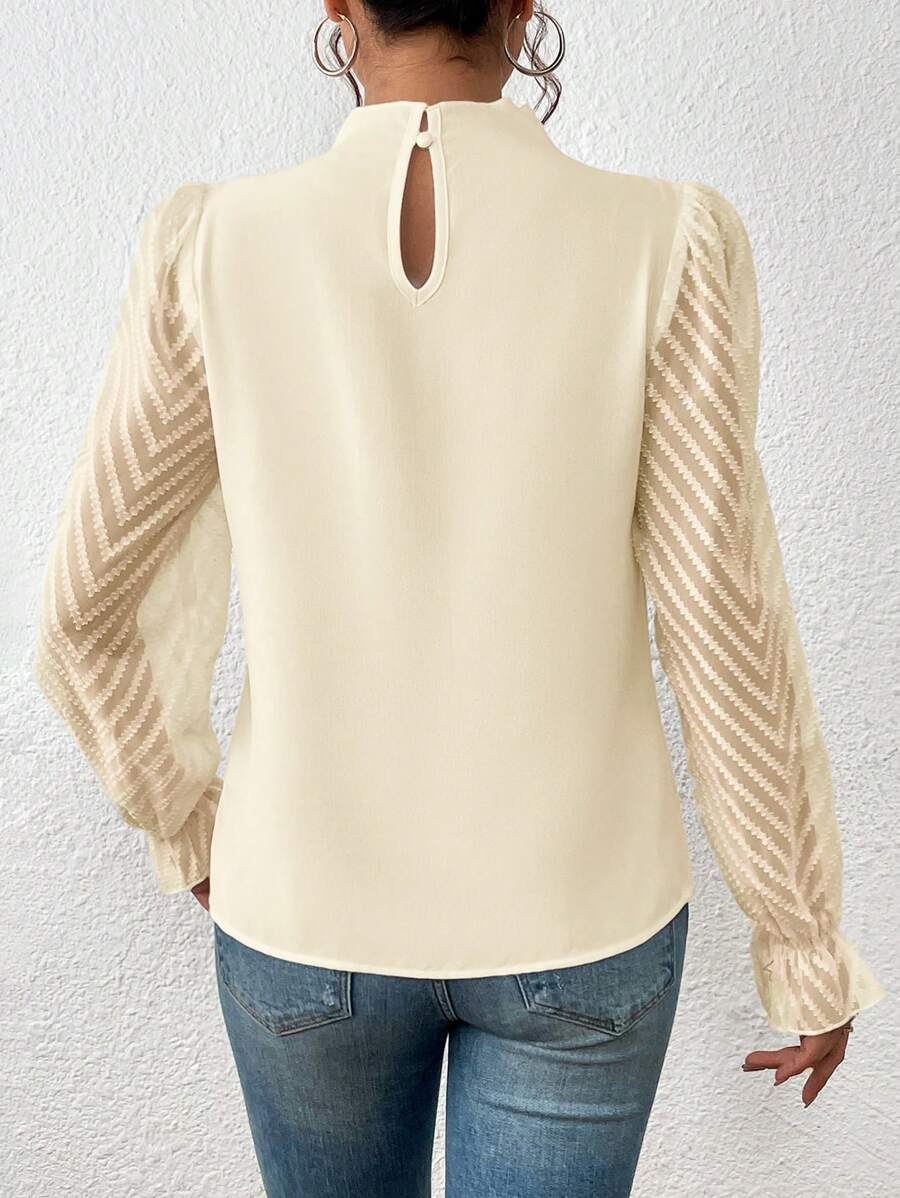 Damesblouse met lange mouwen - Elyra