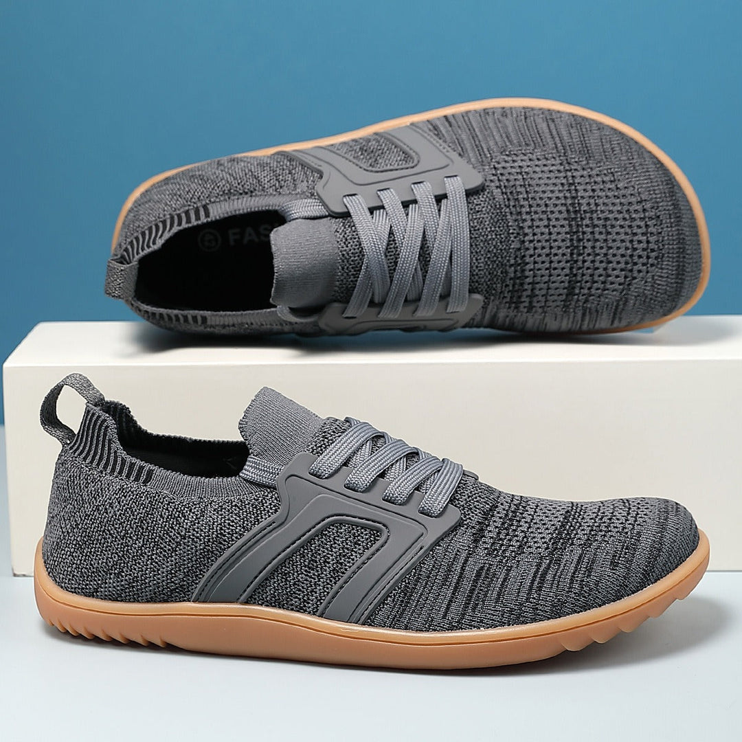 Unisex ademende sneakers met antislipzool pastelroze - Elina