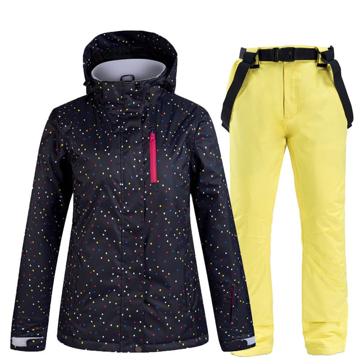 Warm en waterdicht dames skipak - Liora
