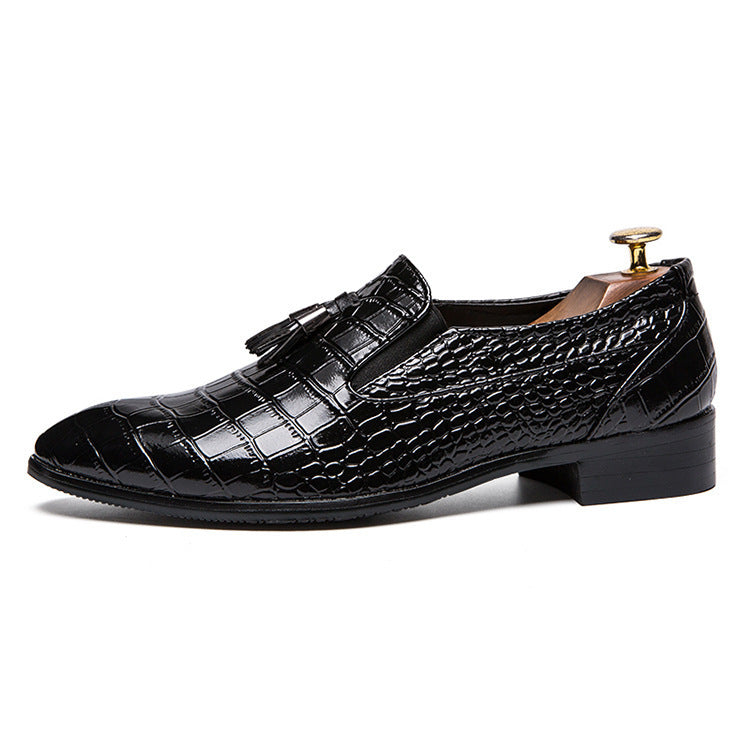 Heren mocassins leer elegant met kwastjes - Dominik
