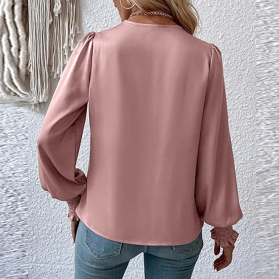 Farah - Elegante blouse met V-hals