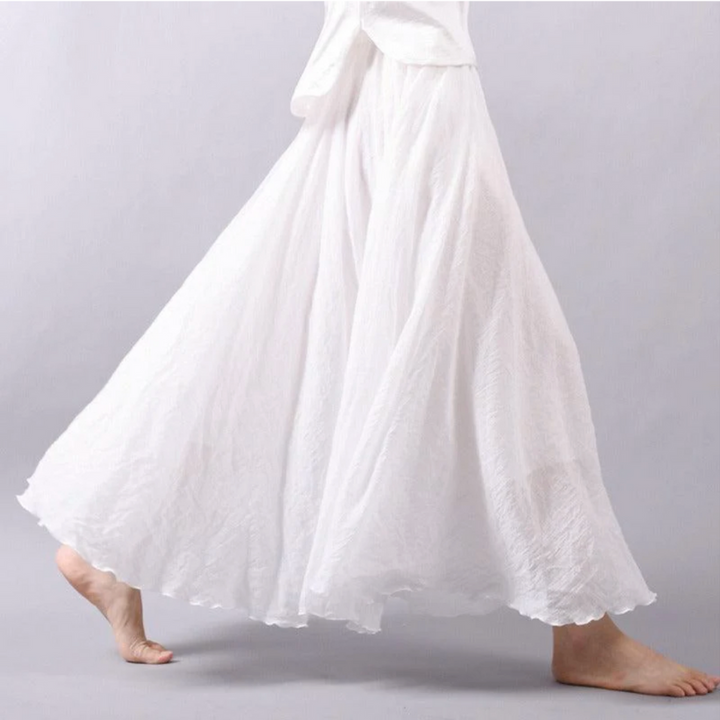 Losse plooirok voor dames in boho-stijl - comfortabel & casual