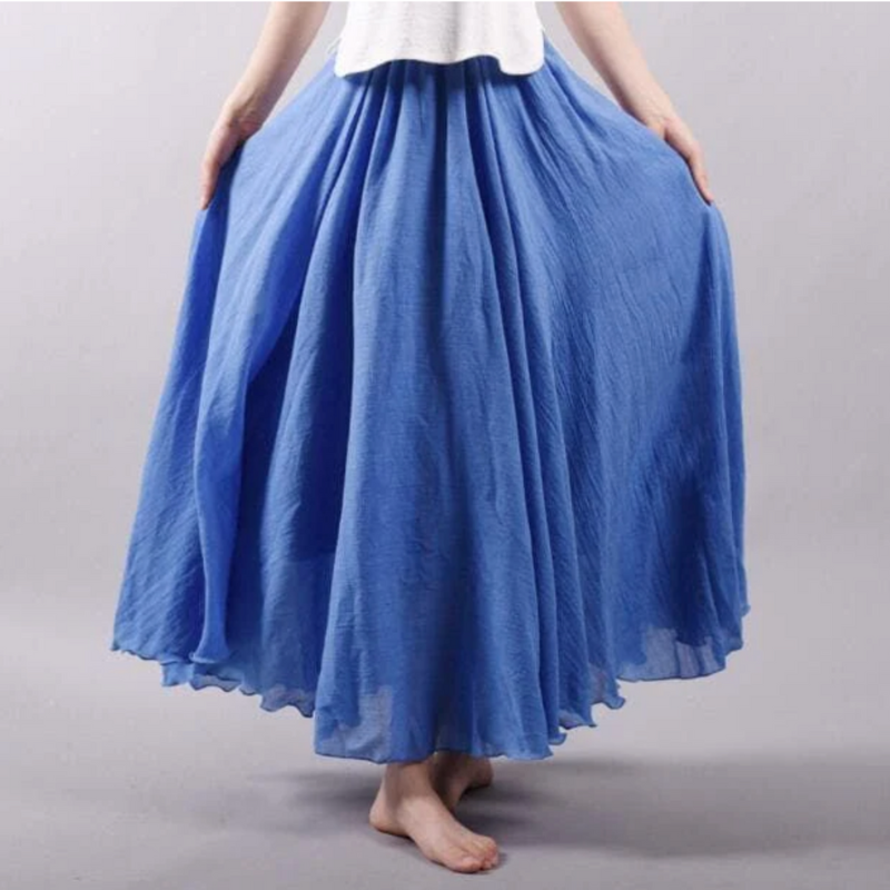Losse plooirok voor dames in boho-stijl - comfortabel & casual