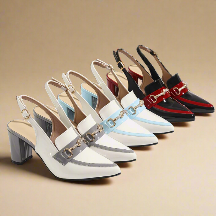 Slingback blokhak - Millie