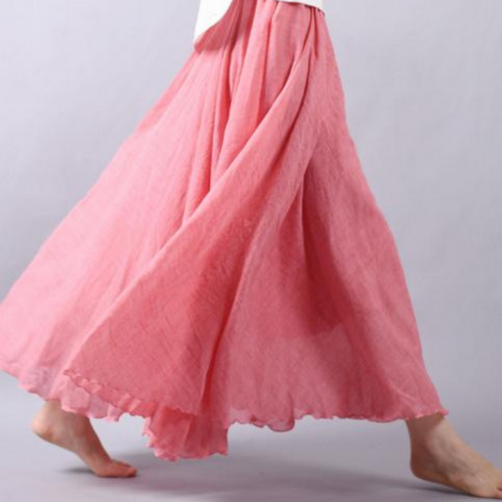 Losse plooirok voor dames in boho-stijl - comfortabel & casual
