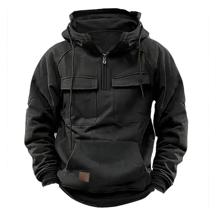 Kaiser - Warme hoodie met halve rits