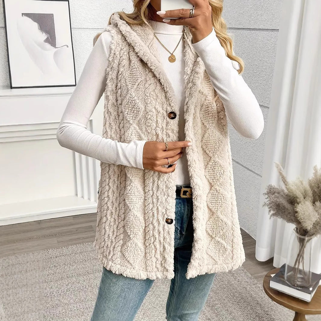 Damesgilet met capuchon - Aria