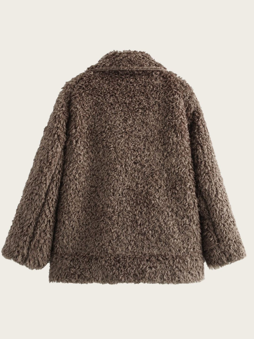 Fleecejas voor dames met brede revers - Daria