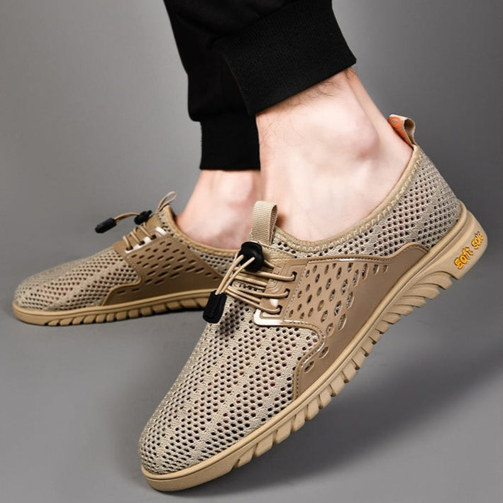 Ademende herentrainers van mesh lichtgewicht stijl - Damien