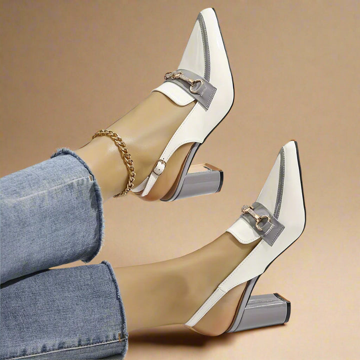 Slingback blokhak - Millie