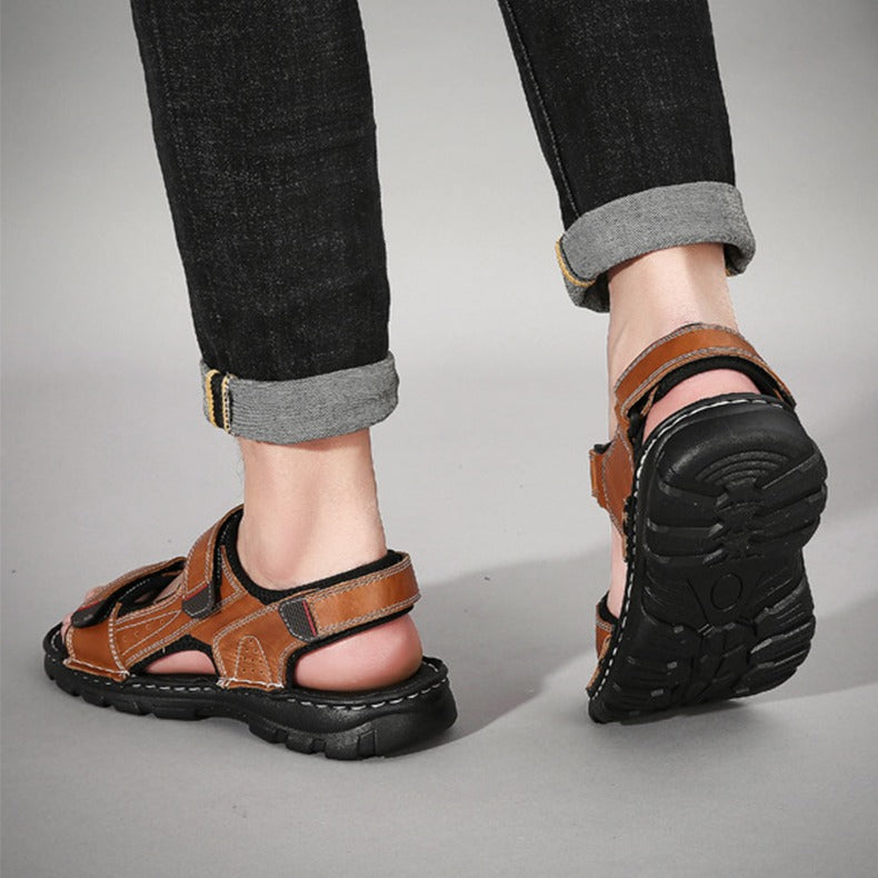 Heren sandalen zwart verstelbaar - Hanoi
