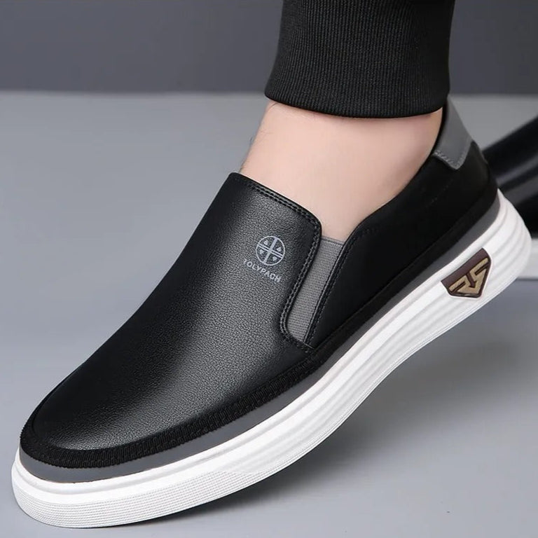 Heren slip-on loafers van imitatieleer urban style - Marcos