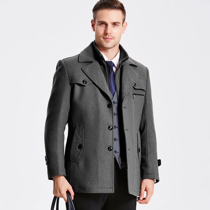 Elegante wollen jas - Darius