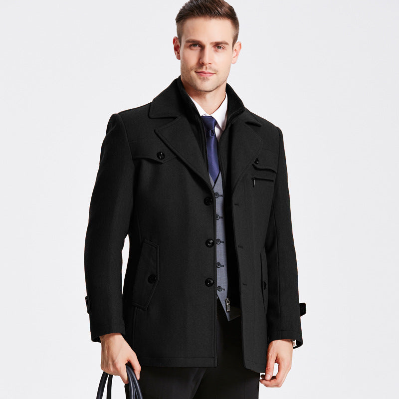 Elegante wollen jas - Darius