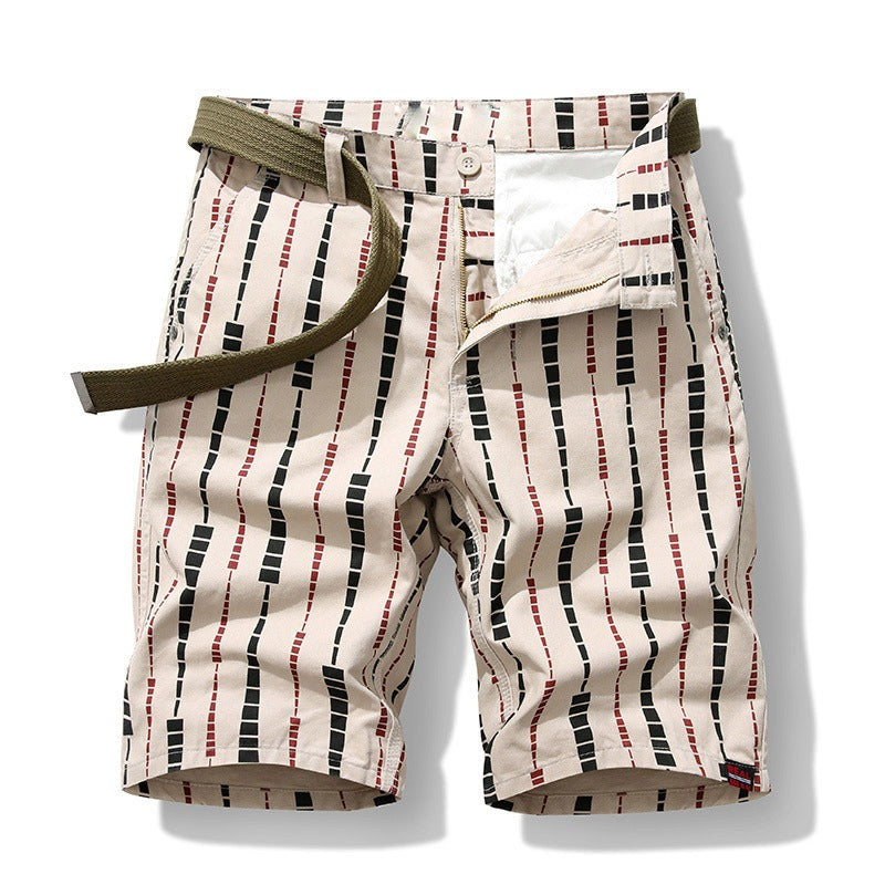 Herenbroek met moderne casual print - Bruno