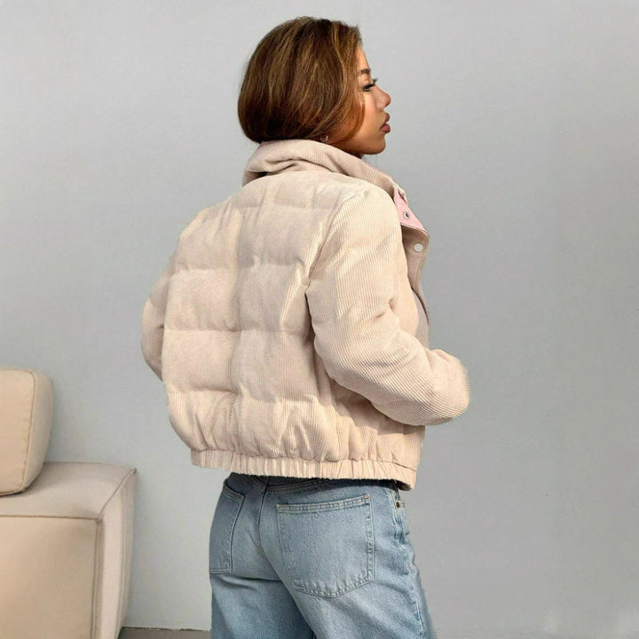 Gewatteerd damesjack met effect - Ilara