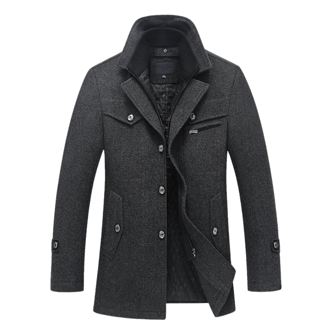 Elegante wollen jas - Darius