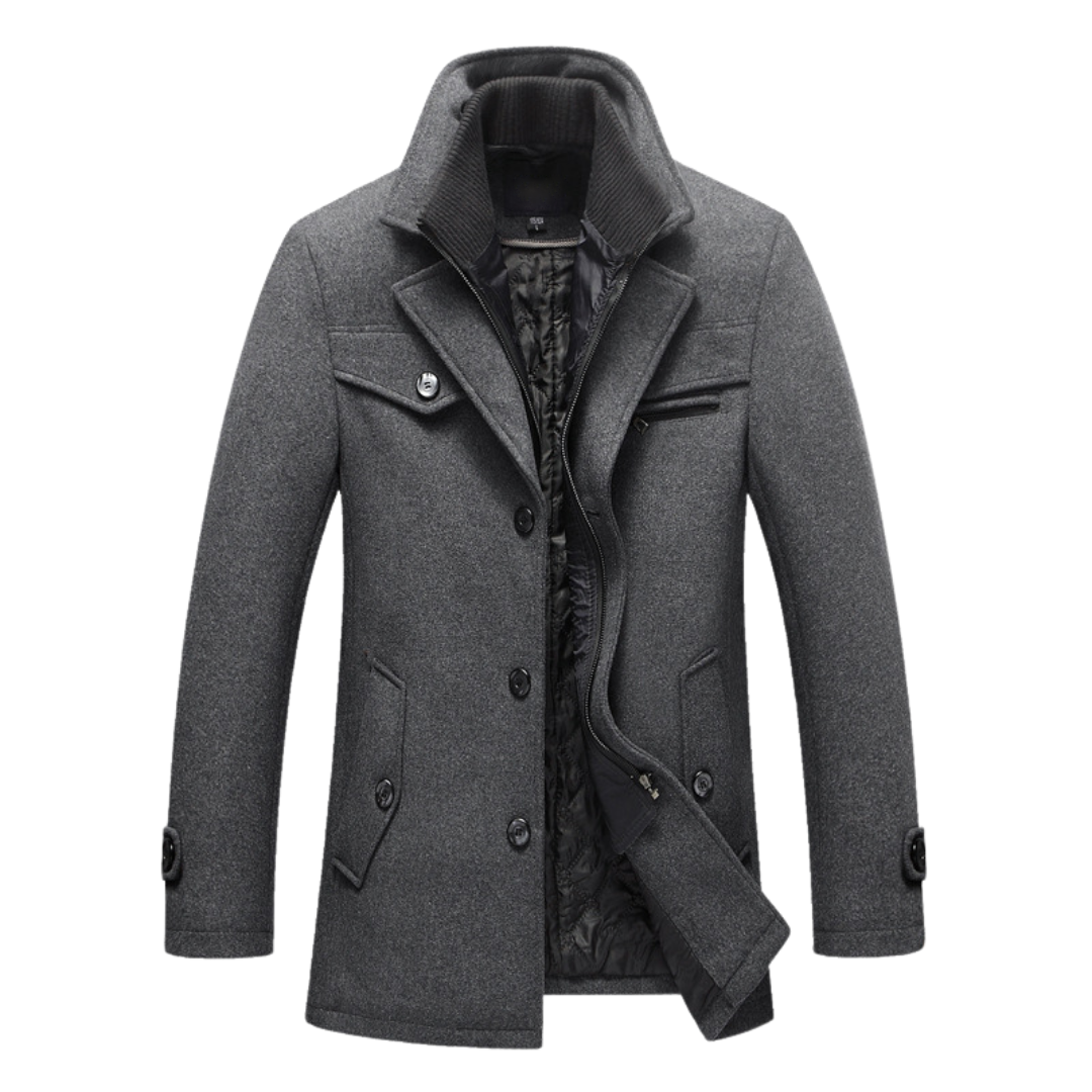 Elegante wollen jas - Darius