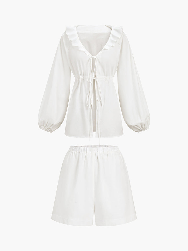Melody - Boho tweedelige shortset