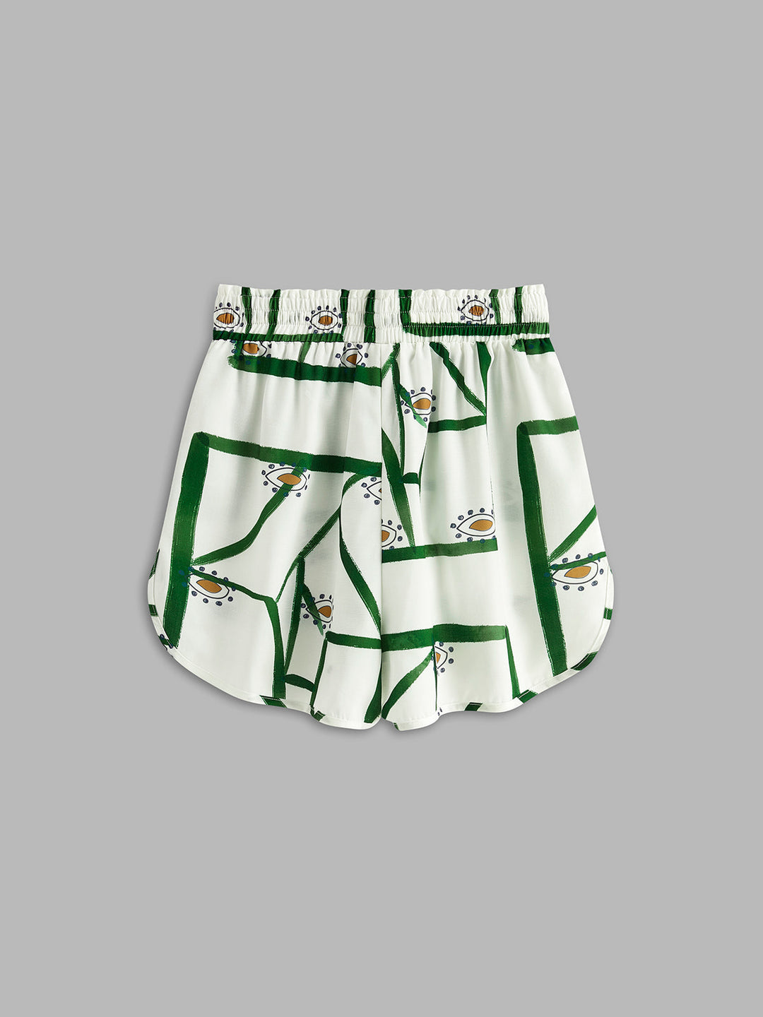 Julia - Trekkoordshortset met print