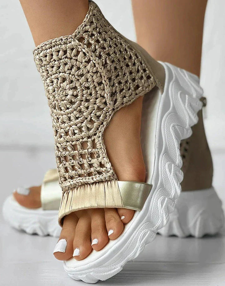 Eleanor - Gevlochten sandaal