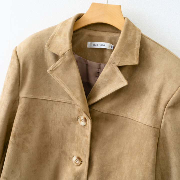 Elegante suède blazer - Megan