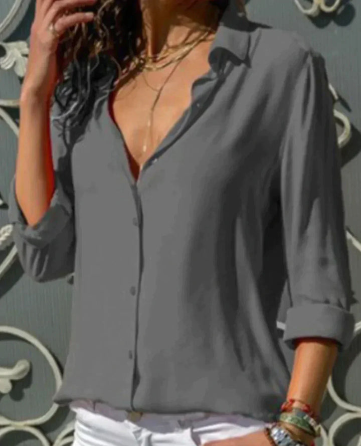 Monika - Feestelijke damesblouse - licht en elegant voor de lente