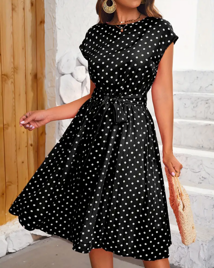 LIA - Elegante vintage polkajurk voor de lente/zomer