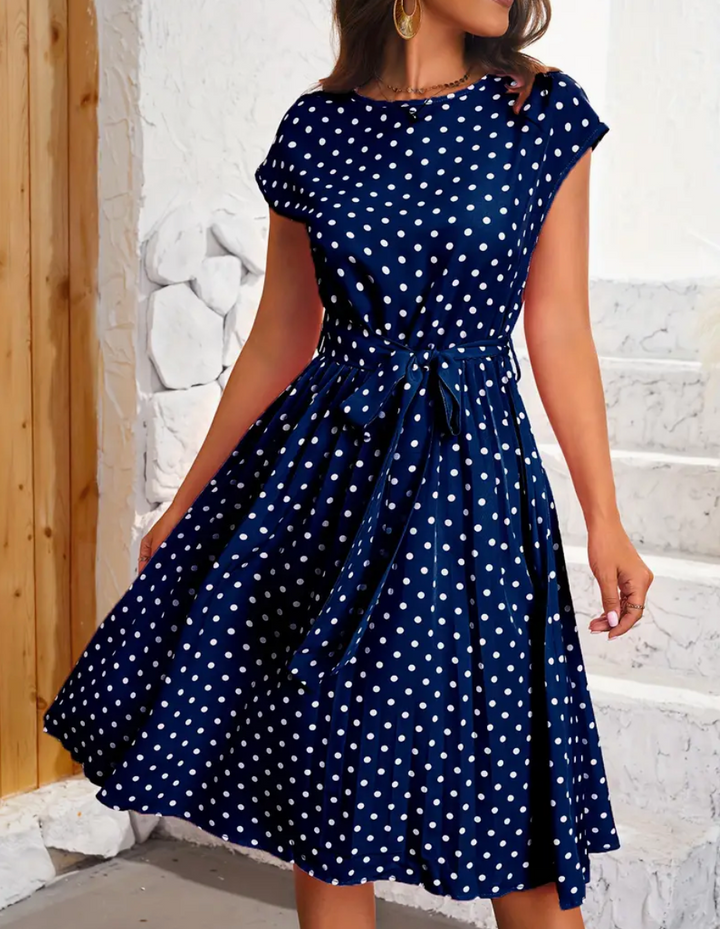 LIA - Elegante vintage polkajurk voor de lente/zomer