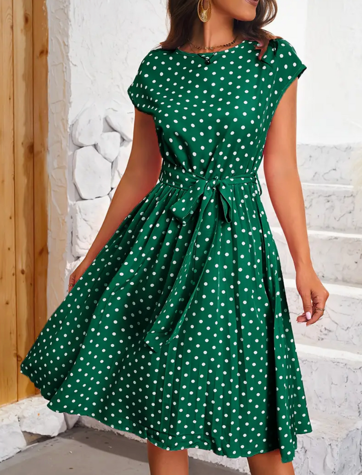 LIA - Elegante vintage polkajurk voor de lente/zomer