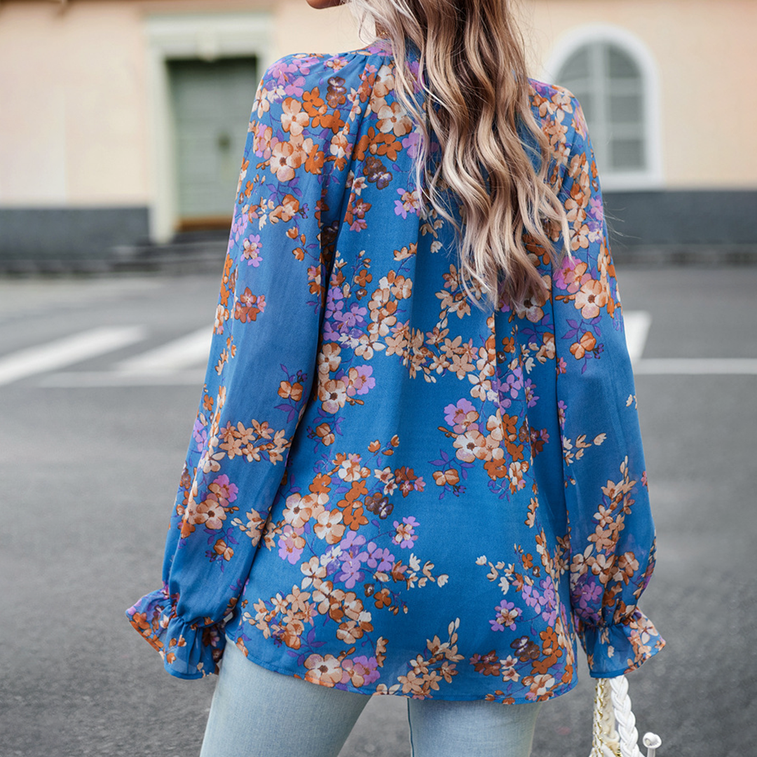 Ivonne - Elegante bloemenblouse