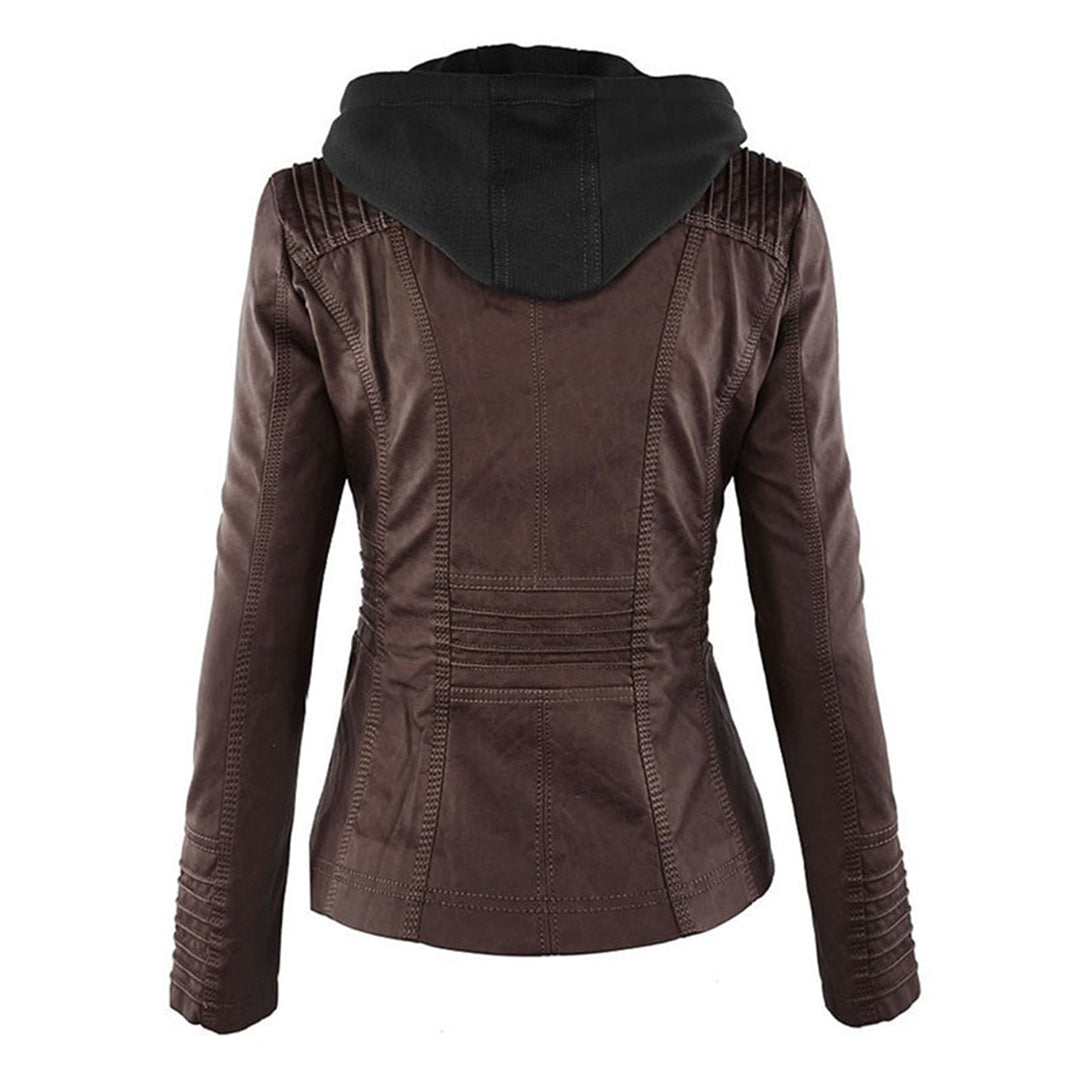 Eleganza Thermal Chic leren jas