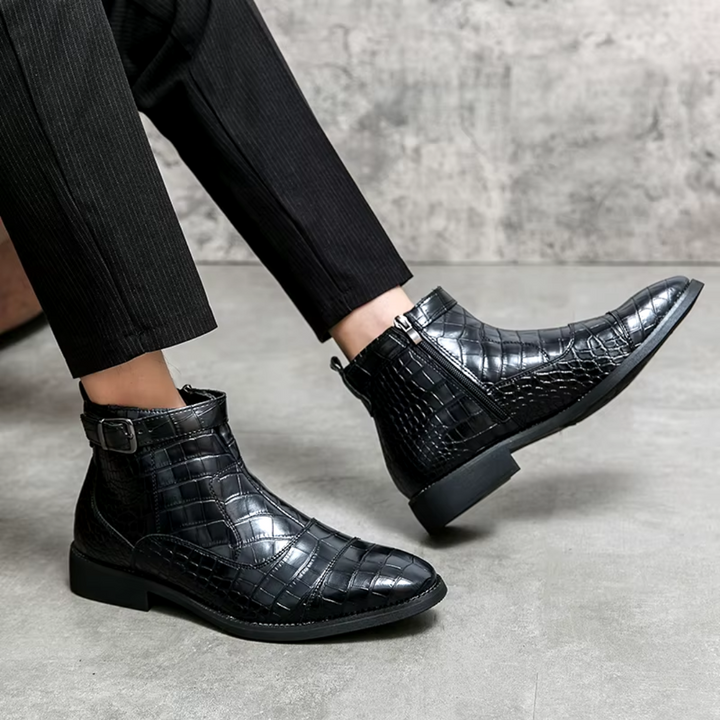 Elegante leren Chelsea boots voor heren