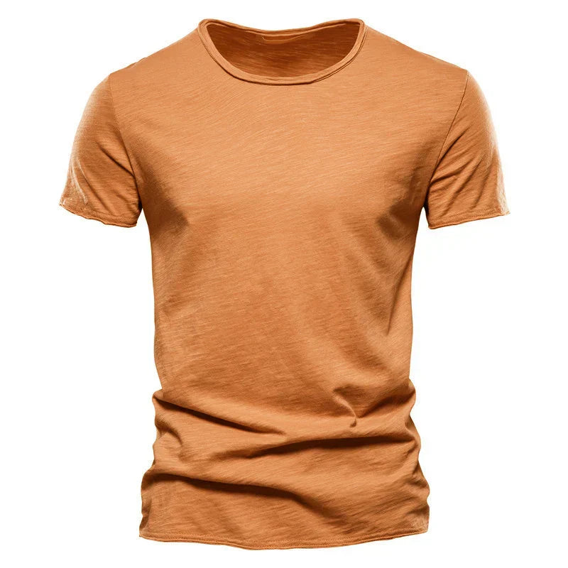 Katoenen heren-T-shirt