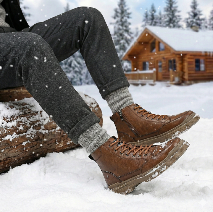 Herenlaarzen in vintage stijl - Brevik