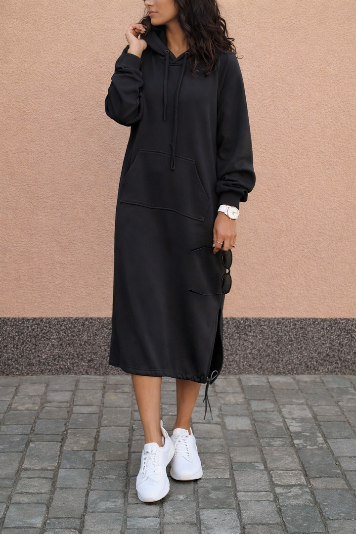 Damesjurk met lange capuchon - Lina