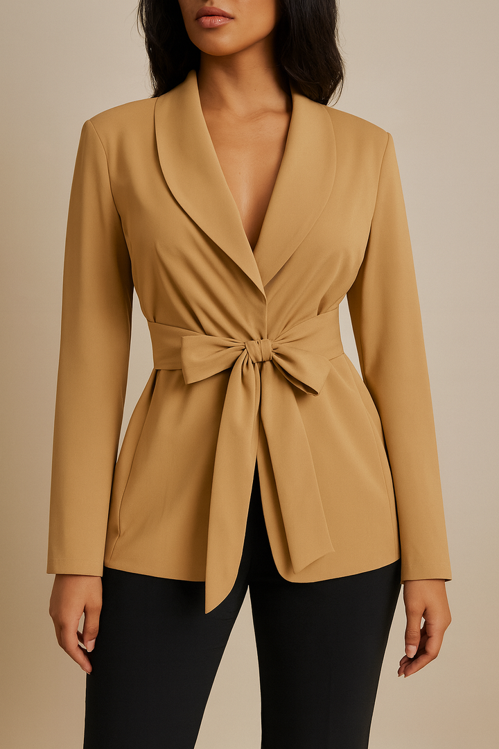 Damesblazer met riem vooraan - Collie
