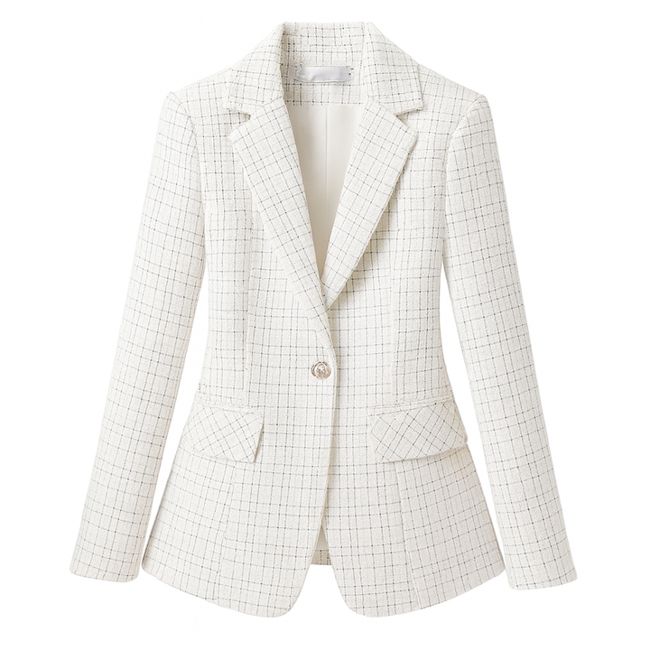 Damesblazer met geruit patroon - Melissa