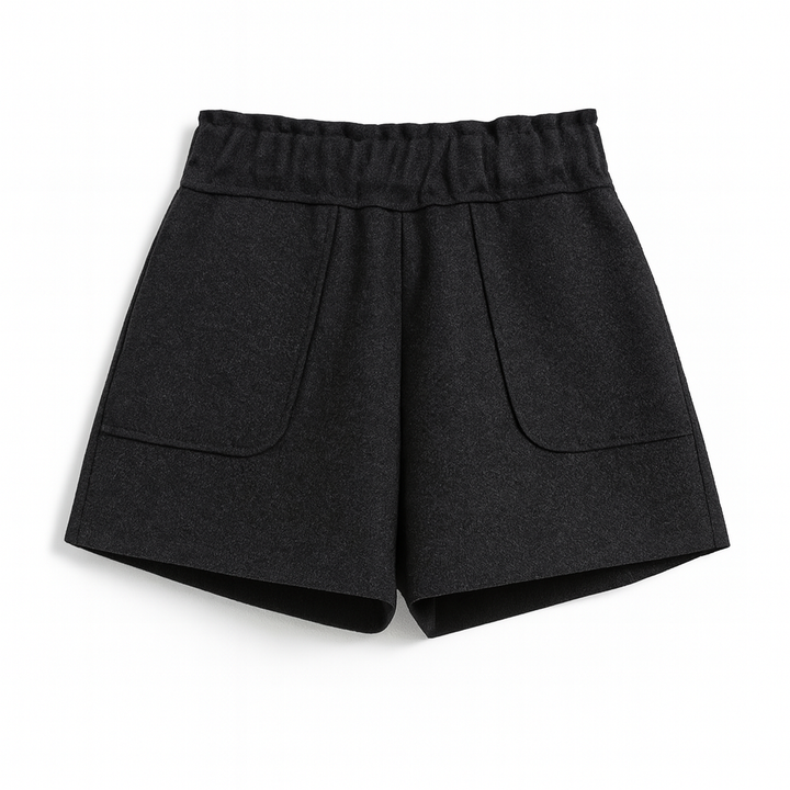 Hoog uitgesneden shorts met ruime zakken - Noelle