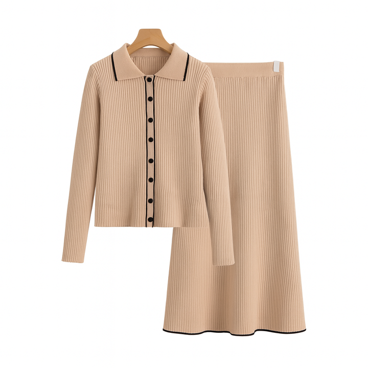 Gebreide rokenset voor dames - Maelis