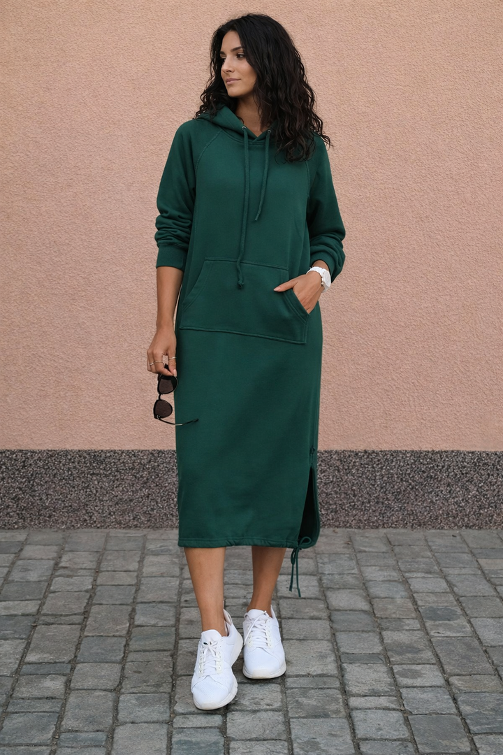 Damesjurk met lange capuchon - Lina